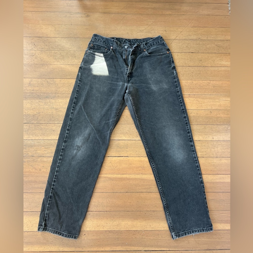 Vintage black levi 550 jeans